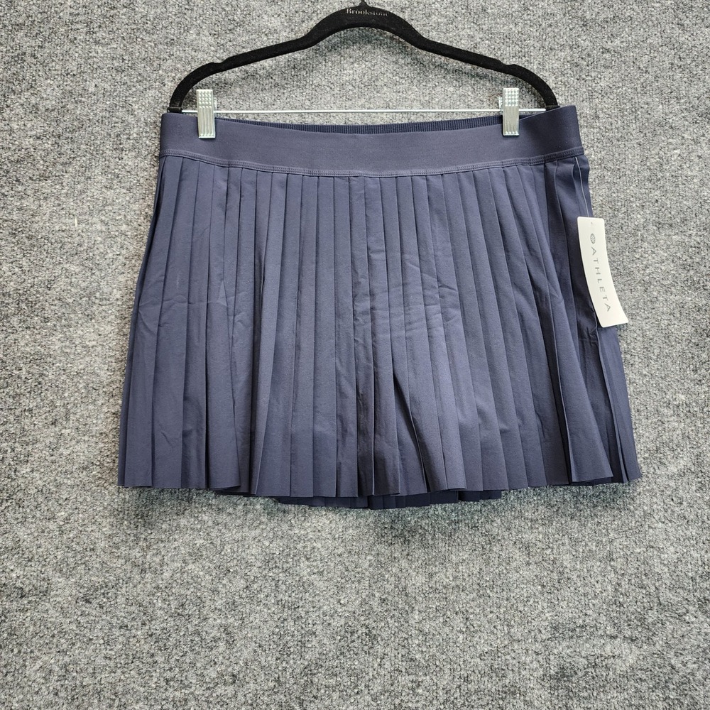 NWT Athleta Match Point Pleated Skort Women Tennis Golf Pickleball Tenniscore XL